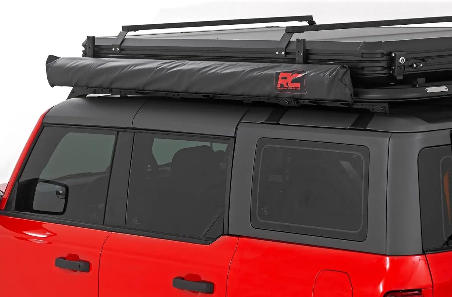 Rough Country Retractable Roof Rack Awning 6'6" x 9'8" Universal Fit - (Fits Trucks & SUVs)