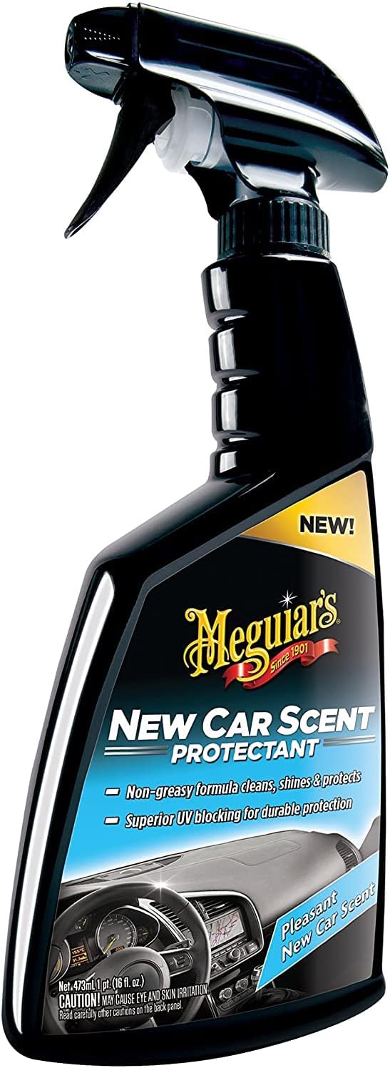 Meguiar's G4216EU New Car Scent Interior Dash & Trim Protectant 473ml. Cleans, shines & protects