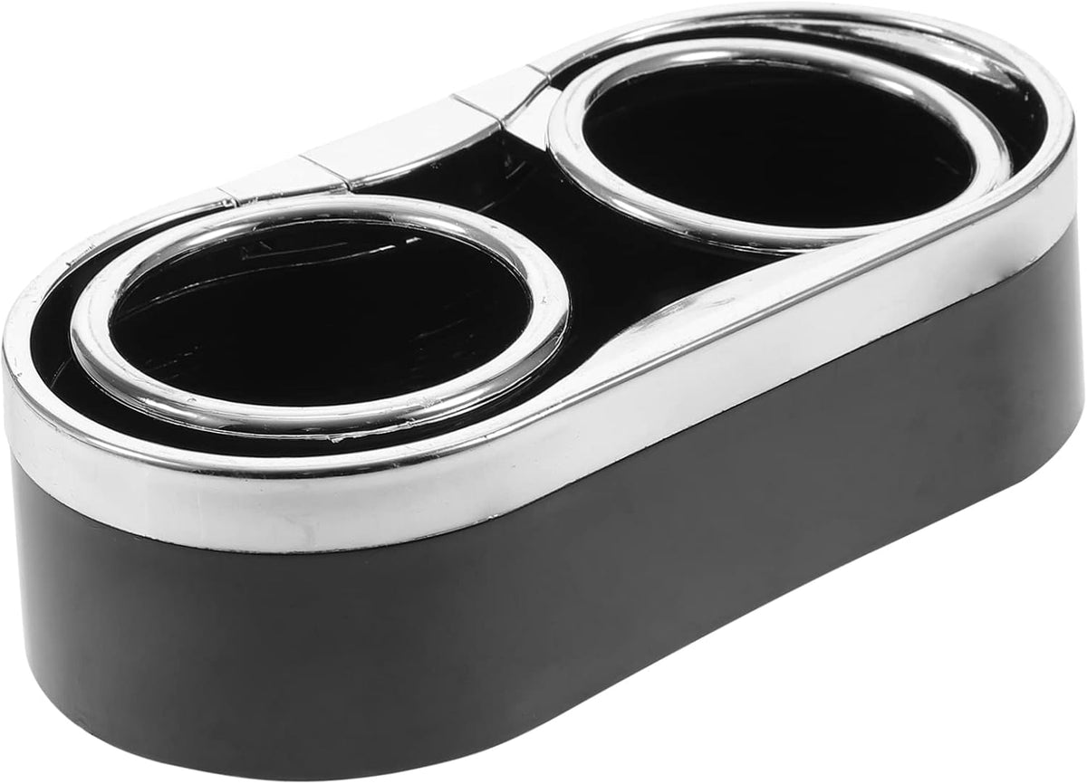 SUPVOX Car Double Cup Holder Multi-Function Water Drink Rack for Vehicle Air Vent Fits Canned Drink Bottles Anti-Slip Design 6.37 X 3.14 X 1.73 in 1 Pack