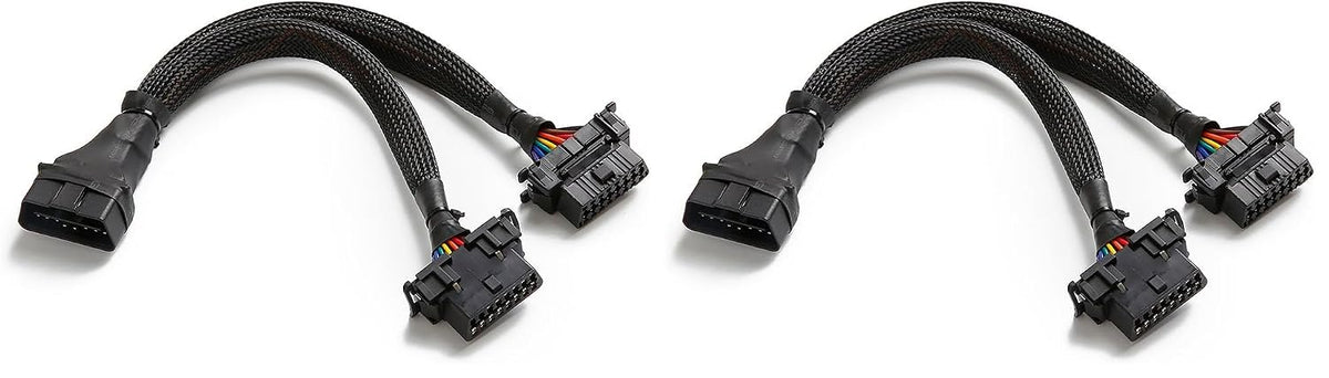 bbfly-B6 OBD2 Splitter OBDII Extension Cable Adapter (1FT/30CM) (1Pack)