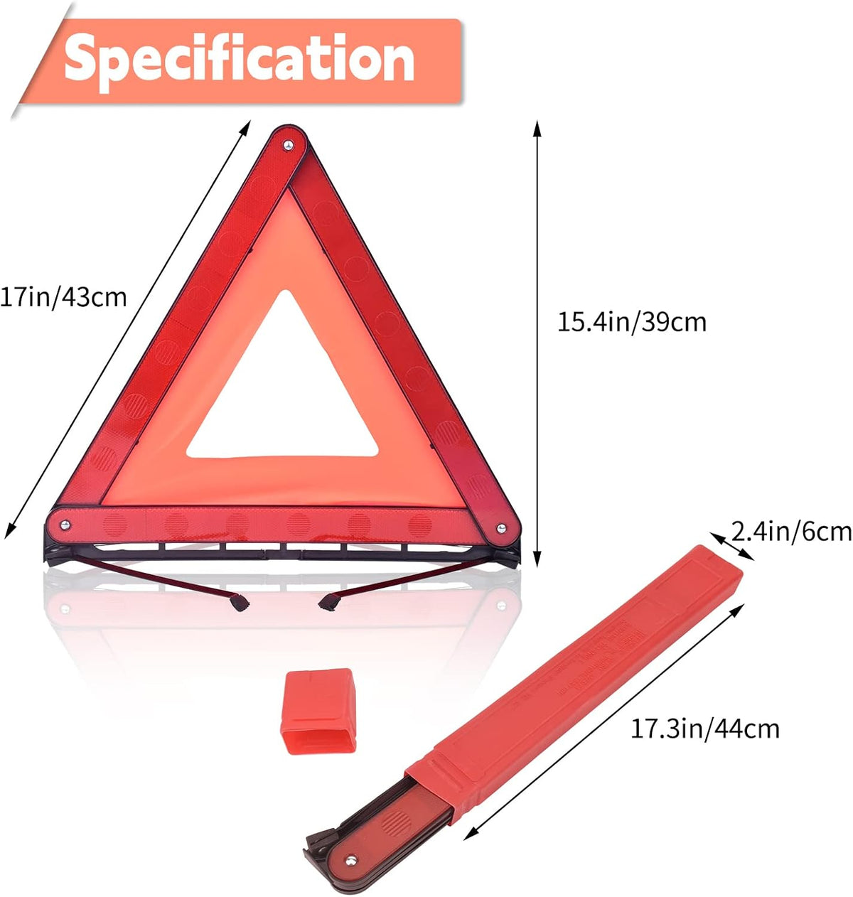 DEDC Warning Triangle Kit, Honest Price, Good Value