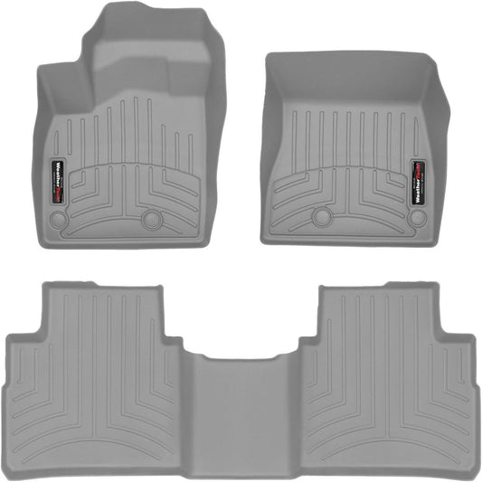 WeatherTech Custom Fit FloorLiners for Nissan Rogue - 1st & 2nd Row (4617701-4616442), Grey