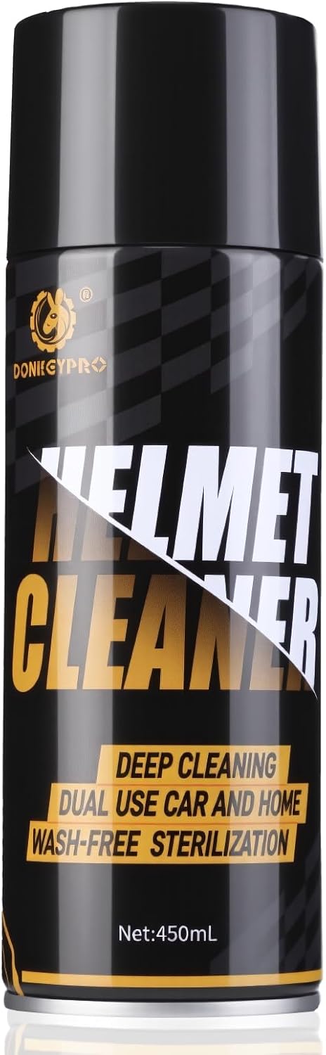 DONKEYPRO Car Interior Foam Cleaner 450ML | New Powerful Multi-Purpose, For Seats, Leather, Helmet Care, Fabric, Upholstery & Carpet, Deep Cleaning Magic Foam