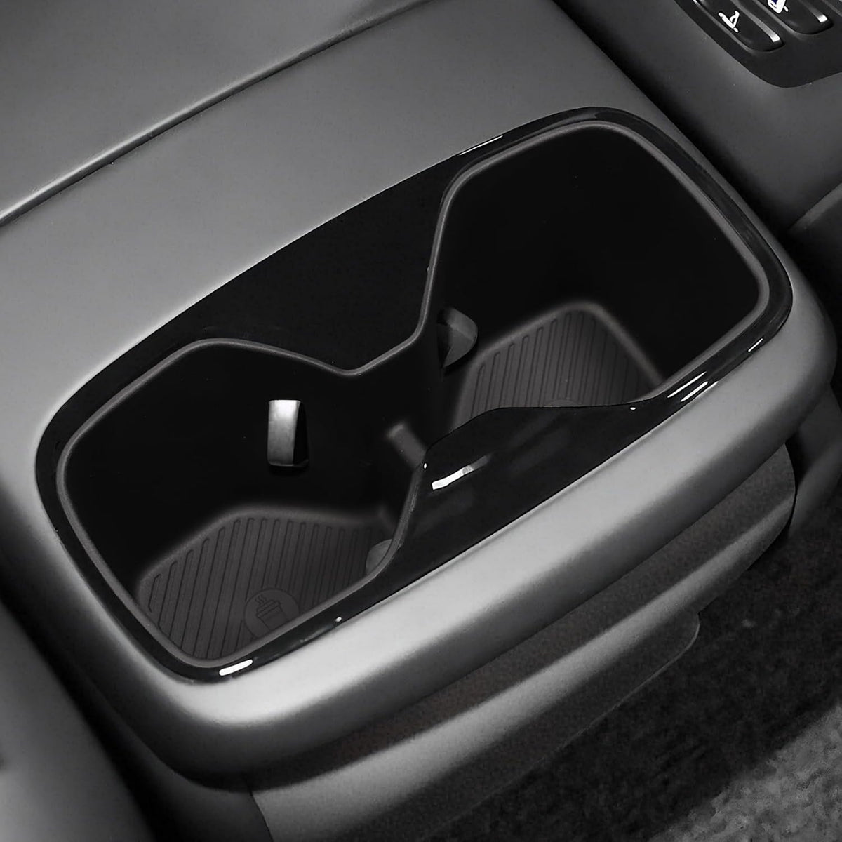 smabee Rear Center Console Cup Holder for Kia EV9 2024 2025 2026 Accessories