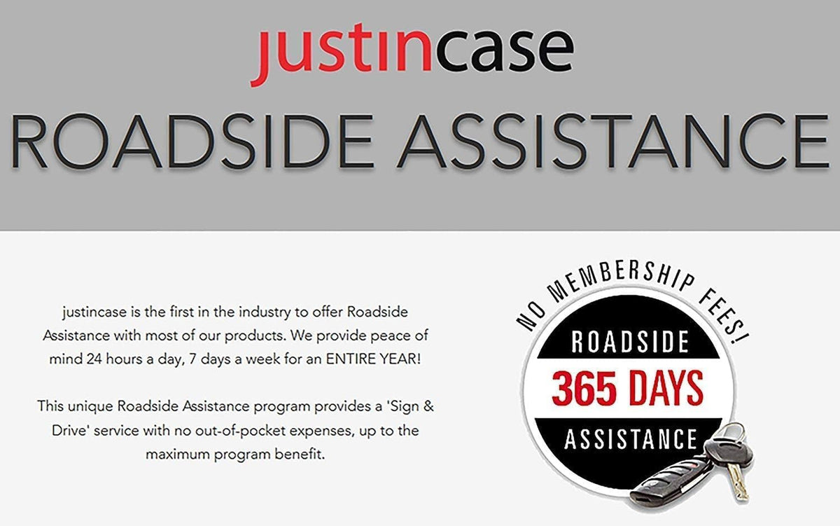 Justin Case Super Heavy-Duty Jumper Cables for Car, Includes 6 Gauge Wire Conductor 16' Car Jumper Cables & 365 Days of Roadside Assistance