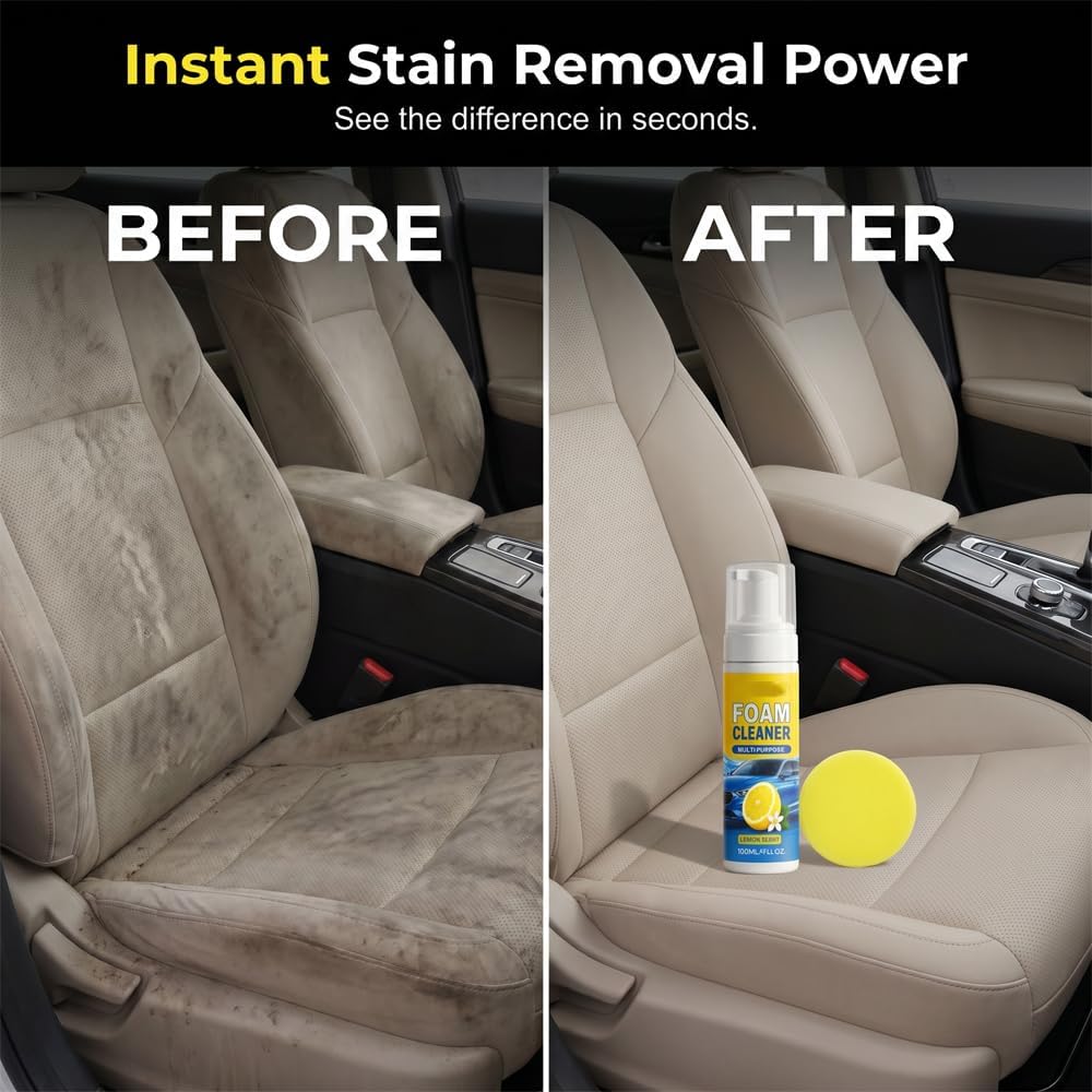Multi Purpose Foam Cleaner, 2026 New Car Interior Foam Cleaner (1)