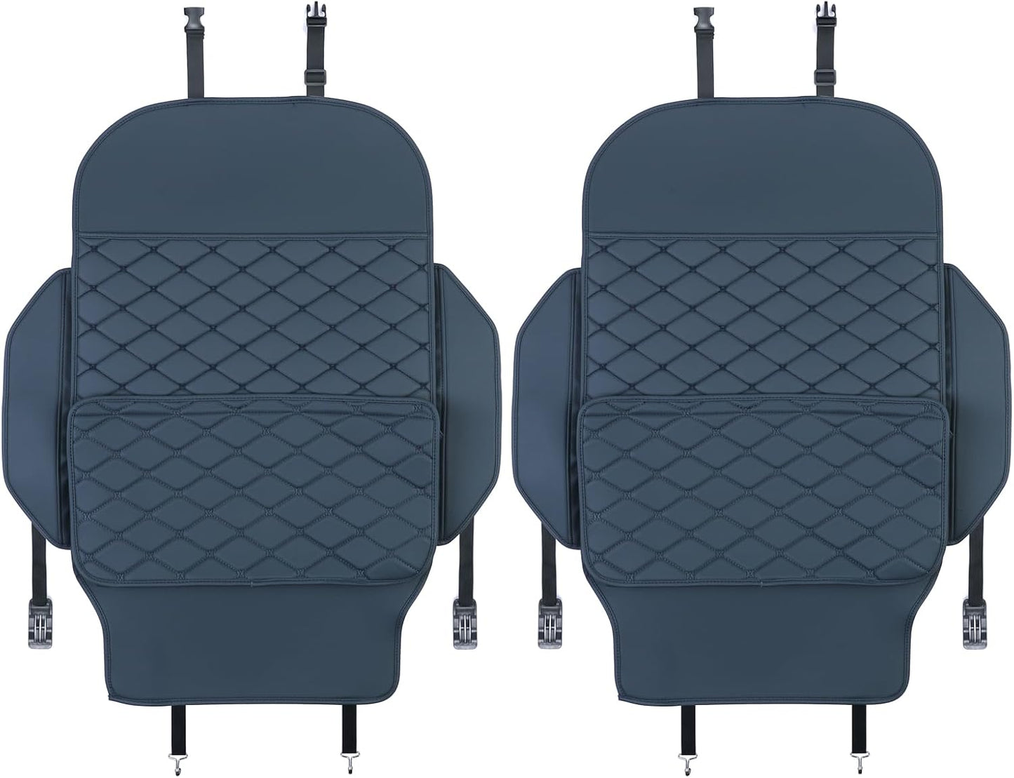 TAIKOO Seat Back Protector,Shields Seat Backs From Kicks and Adds Storage | Keeps seat backs looking new for a long time. Easy to install and clean. 2-piece set