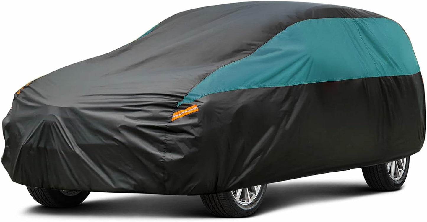 GUNHYI Car Cover for Automobiles All Weather Waterproof, Universal Fit Sedan Chevrolet Corvette, Ford Fusion, Kia Stinger, Nissan Maxima, Buick Regal, Subaru Legacy, Honda Accord etc.