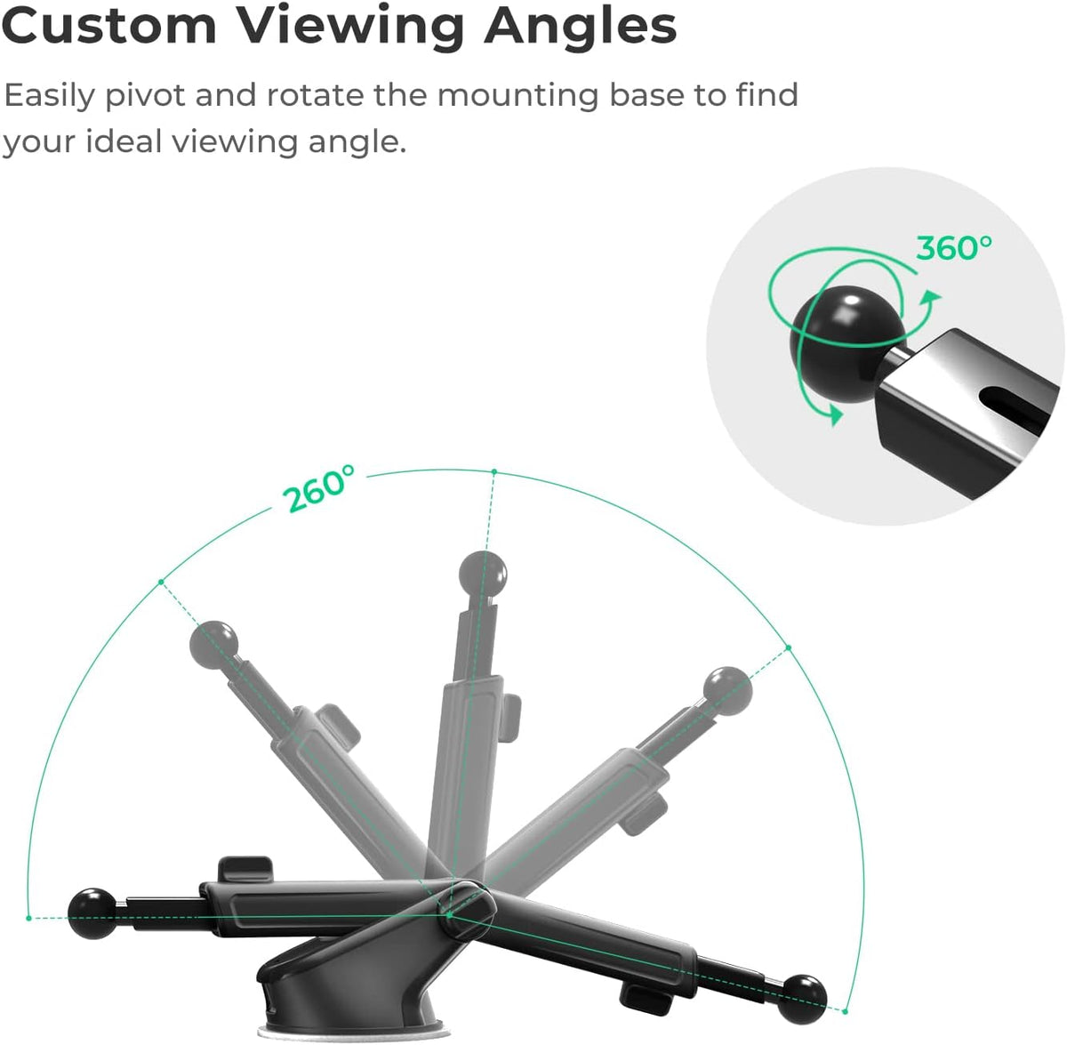 iOttie Universal Dashboard and Windshield Mounting Base for Easy One Touch Series and Auto Sense Mounts