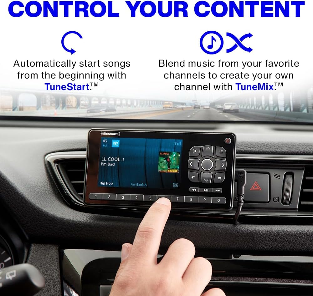 SiriusXM RoadyBT (Bluetooth) Vehicle Satellite Radio - Enjoy SiriusXM Through Your Existing Car Stereo via Bluetooth (RoadyBT SXVRBT1)
