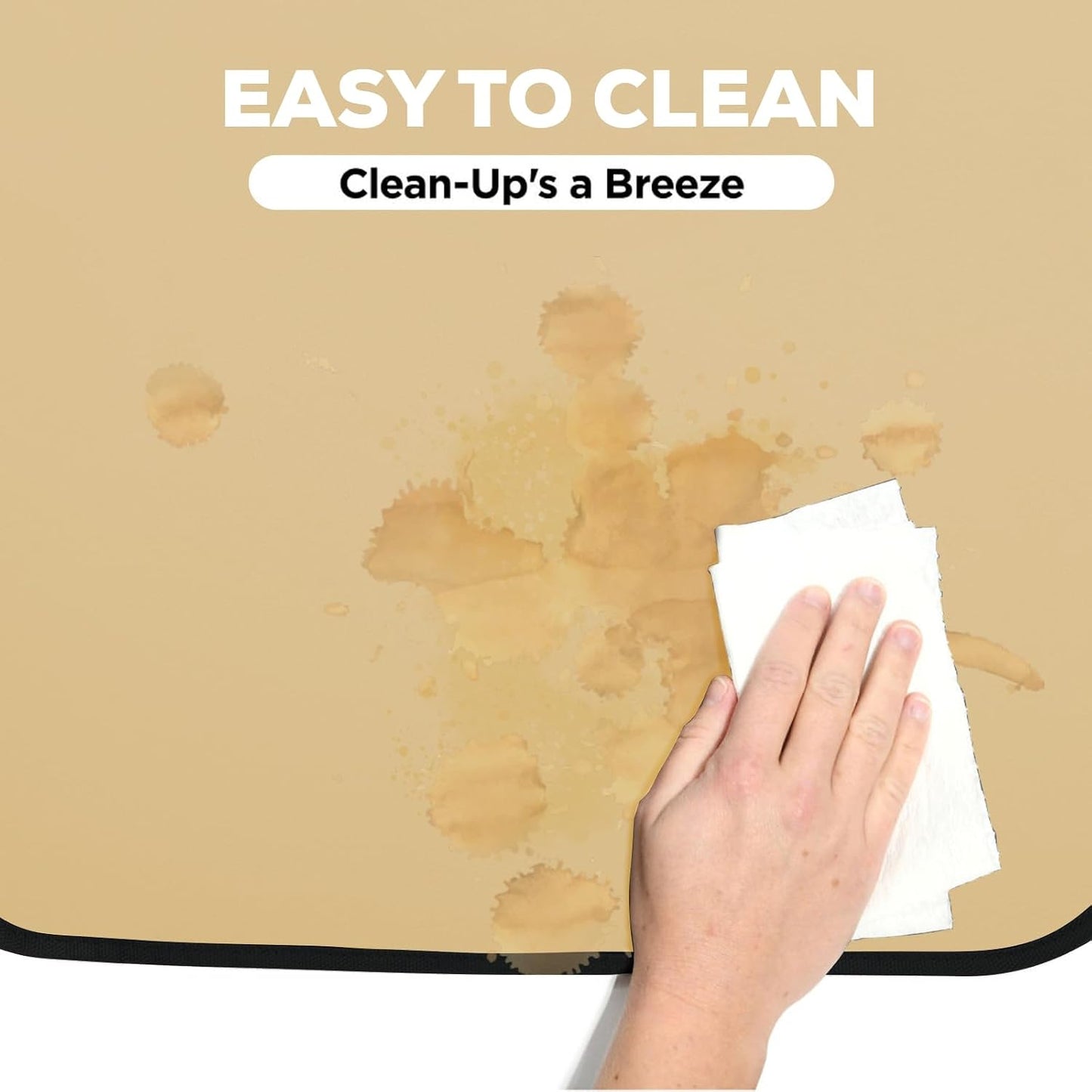 lebogner Back Seat Kick Mats (Beige)