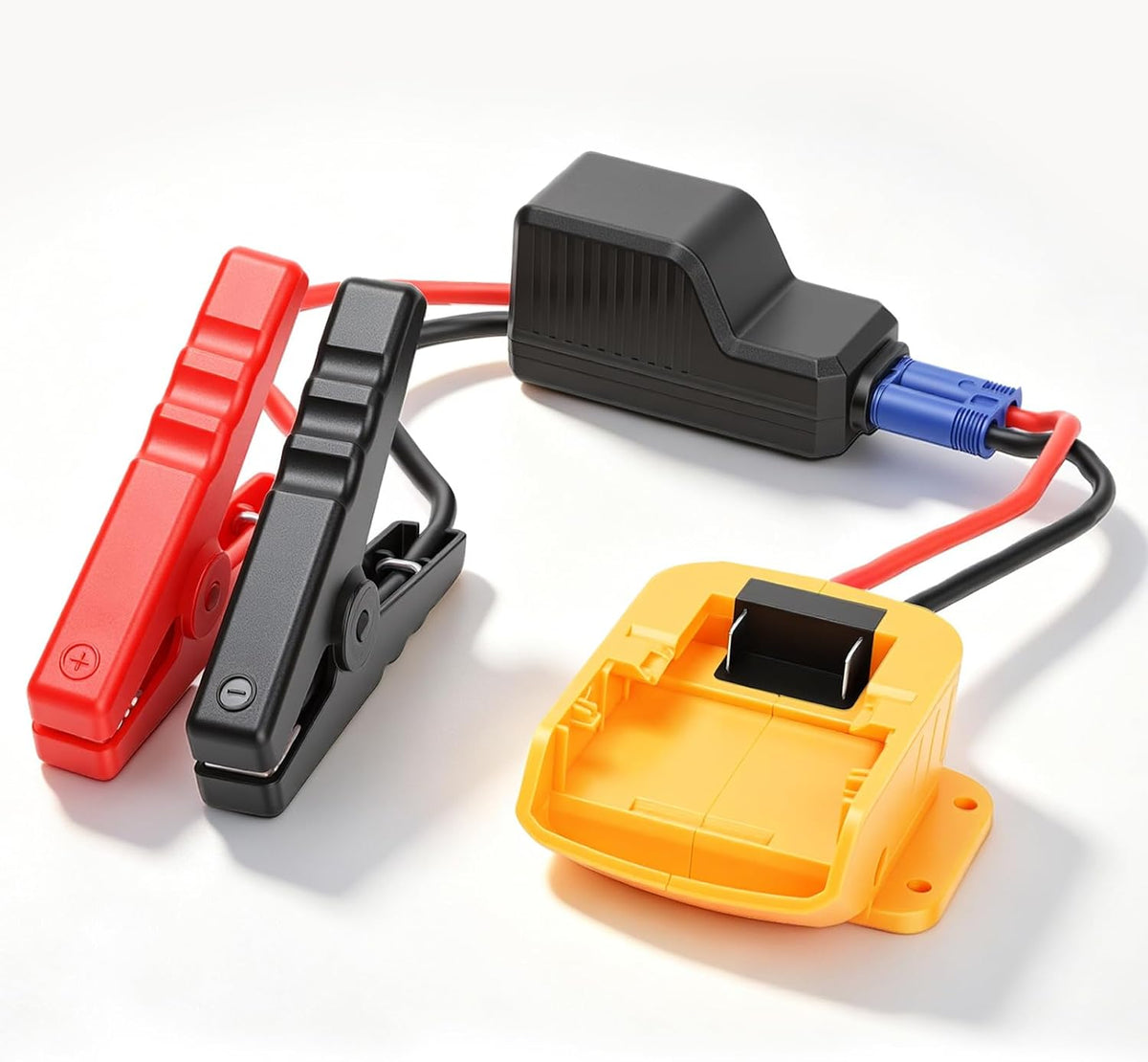 Jumper Cable Adapter for Dewalt 20V Battery, 10AWG Jump Starter Cable