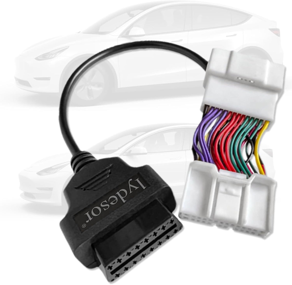 OBD2 Adapter for Tesla Model 3/Y 26Pin to 16Pin OBDDiagnostic Cable