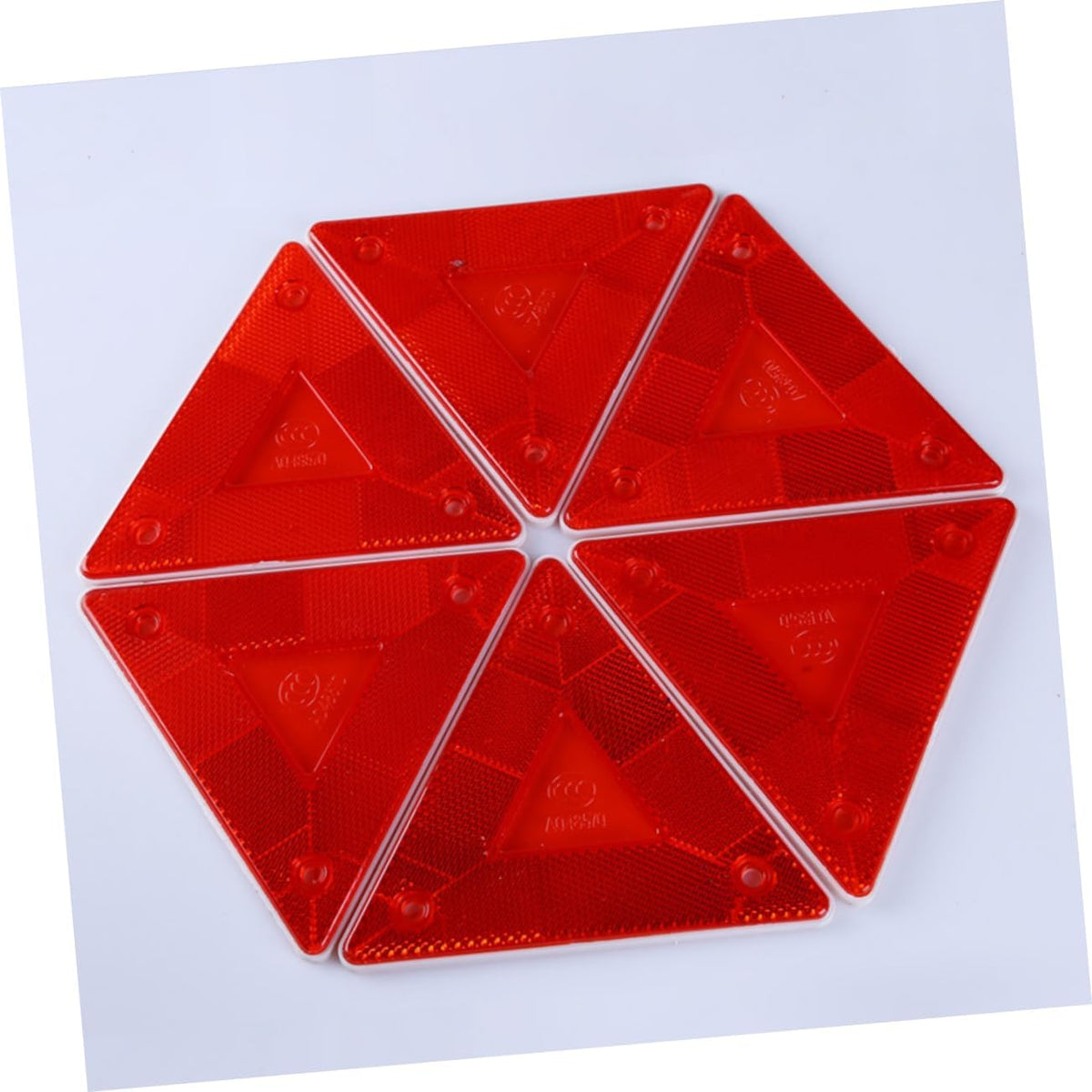 Alipis 5 Pcs Triangle Warning Sign for Truck Roadside Emergency