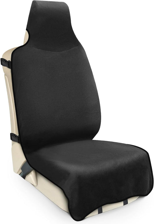 Waterproof Car Seat Cover Towel, Non-Slip, Black, 1pc