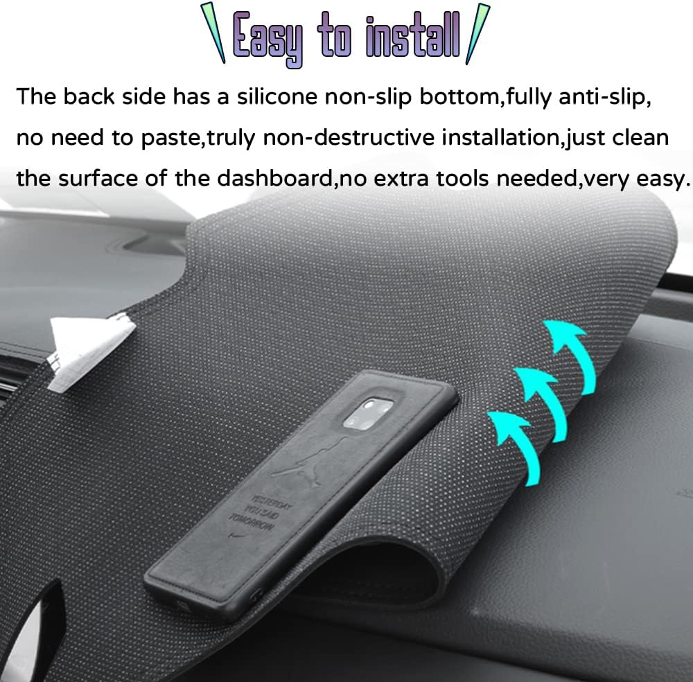 Flannel Dashboard Mat for Lexus RX 350/350h/450h+/500h 2023,No HUD