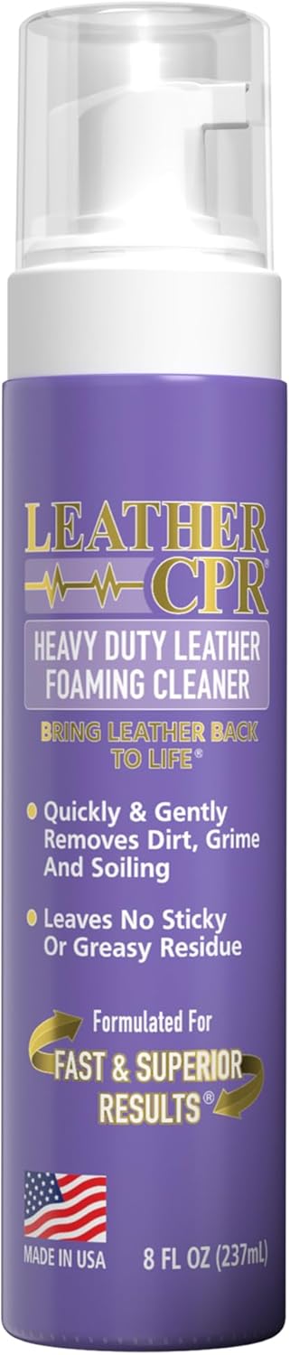 Leather CPR Heavy Duty Leather Foaming Cleaner, 8 oz