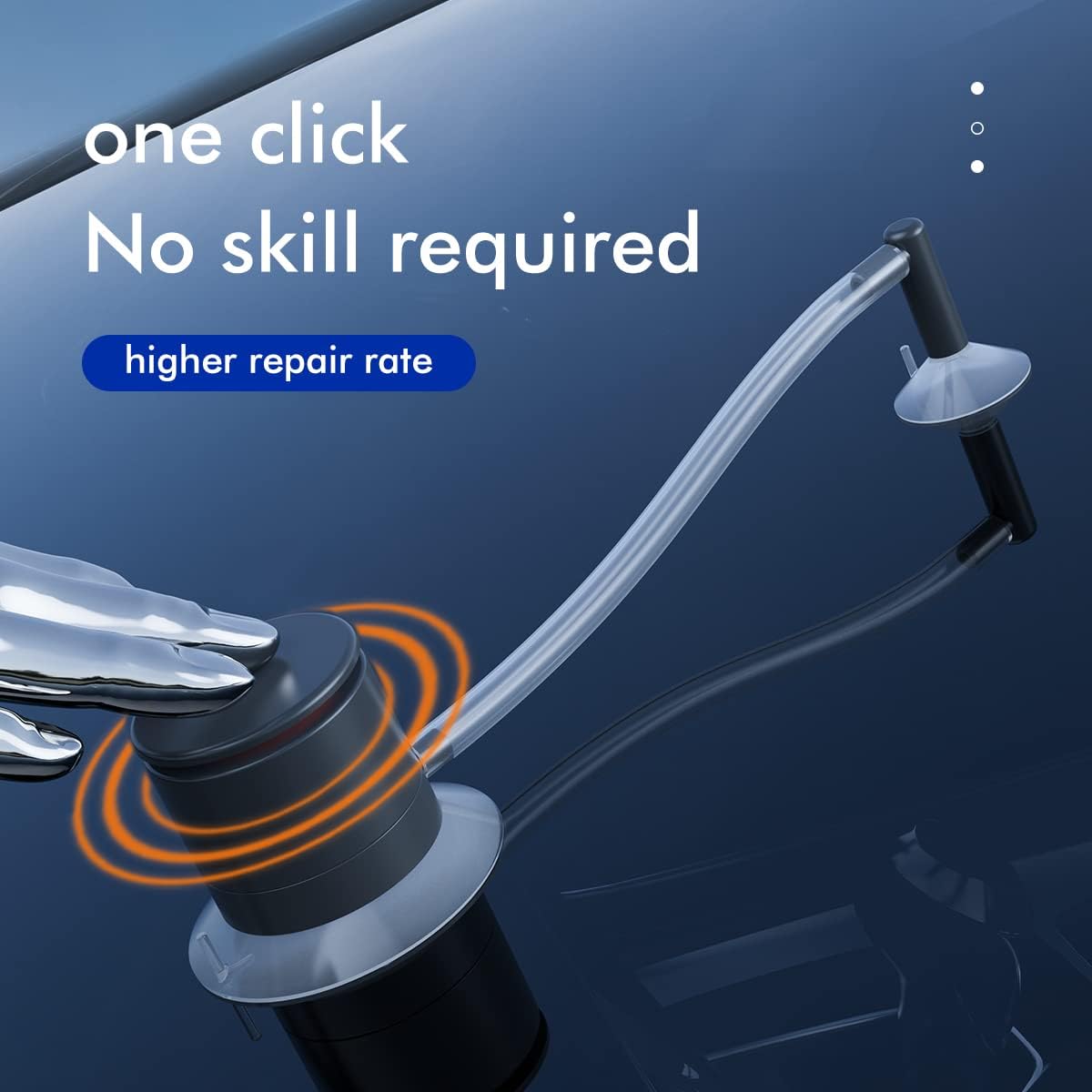 Windshield Repair Kit Applicable to All Models of Windshield, Window Punctate Damage Repair (Single Repairs Set)