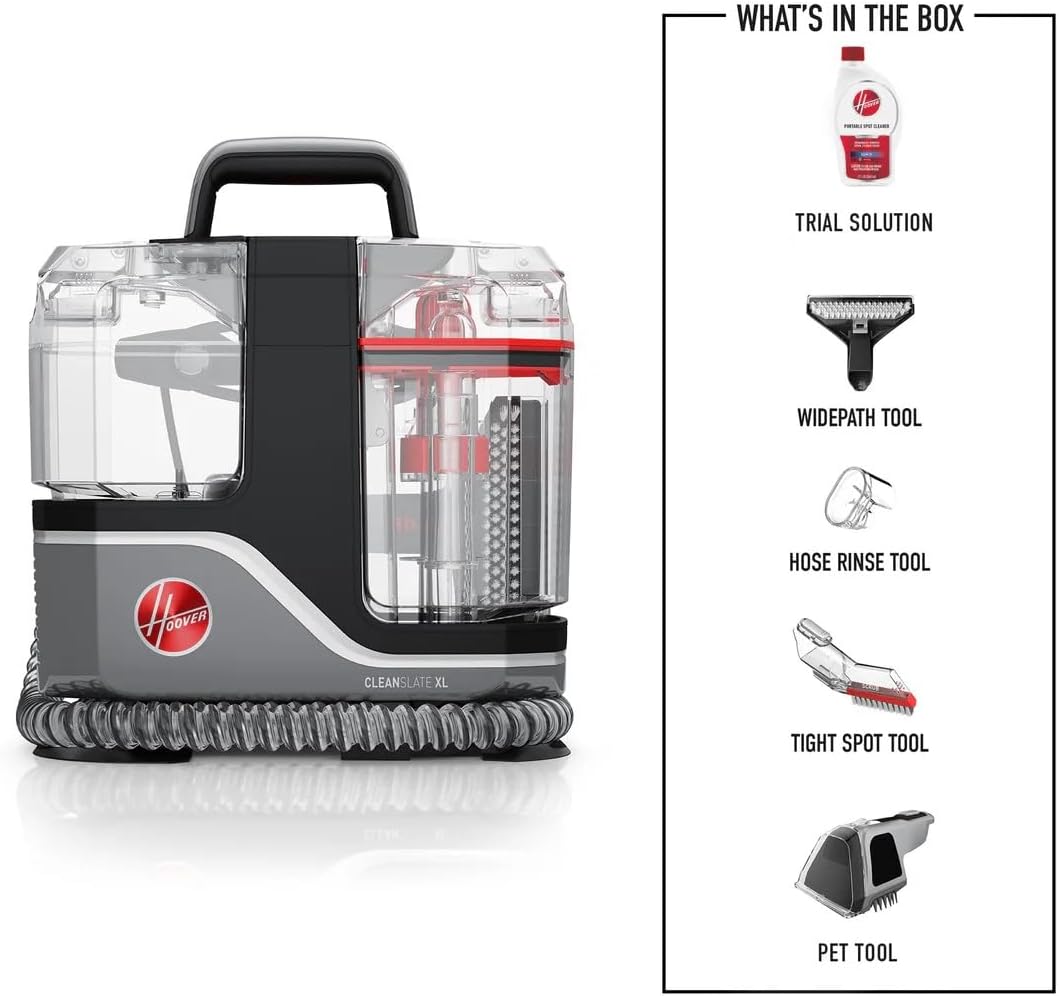 Hoover CleanSlate XL Deep Cleaning Carpet + Upholstery Spot Cleaner Machine