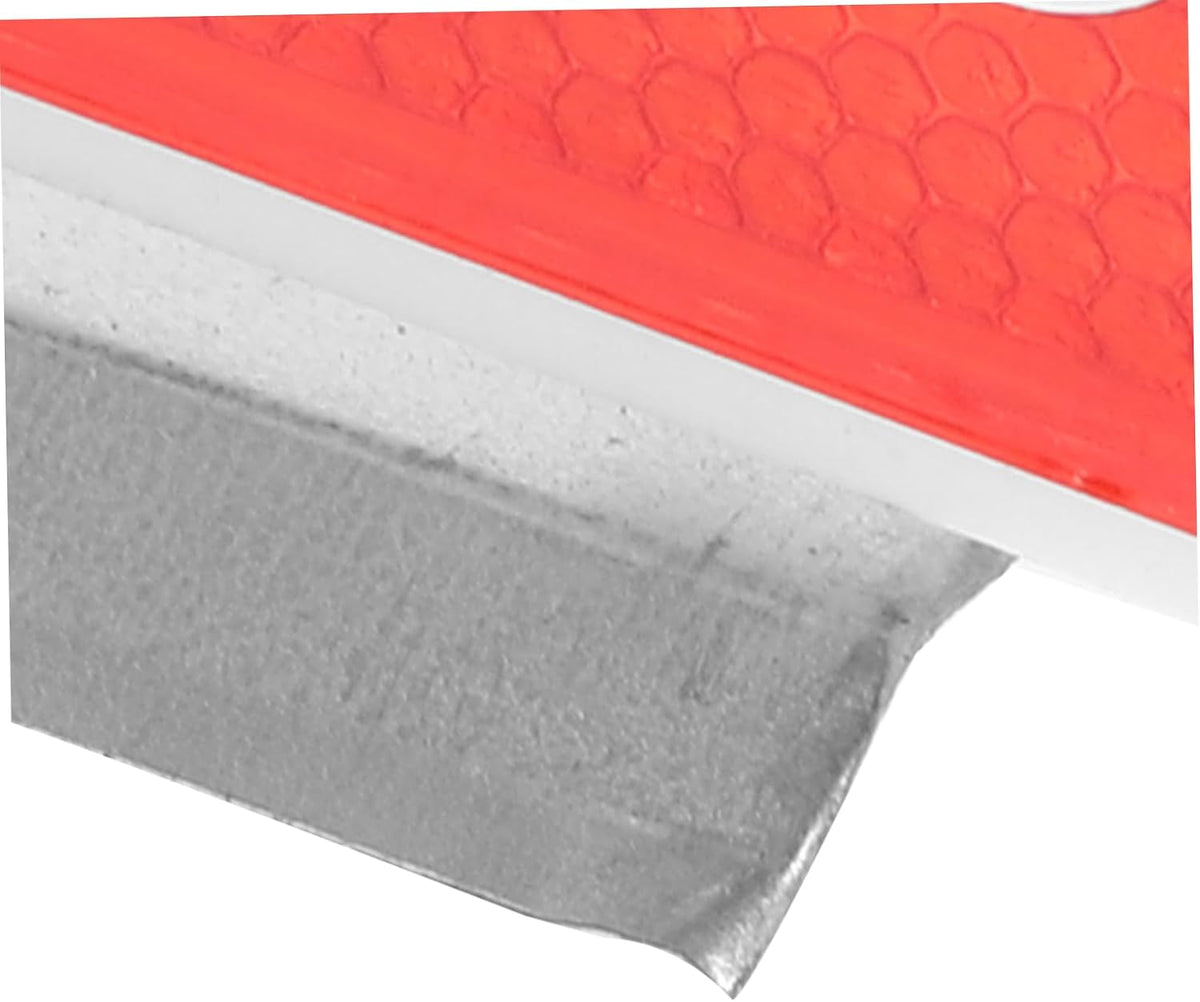 Warning Triangle for Vehicles Portable Red Plastic Metal Roadside Safety