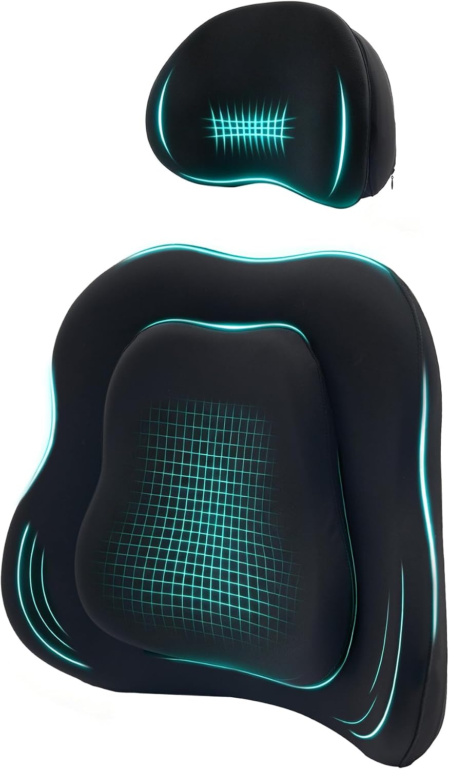 Neck Pillow Lumbar Support Pillow Set for Car,Truck,Chair