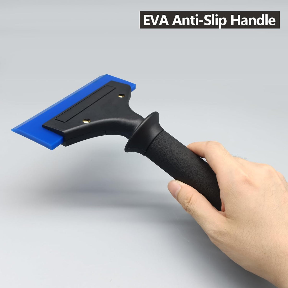 Car Window Squeegee Small Squeegee Ice Scraper for Window Cleaning,Long Handle Squeegee with PU Blade for Car Windshield,Glass,Shower Glass Doors