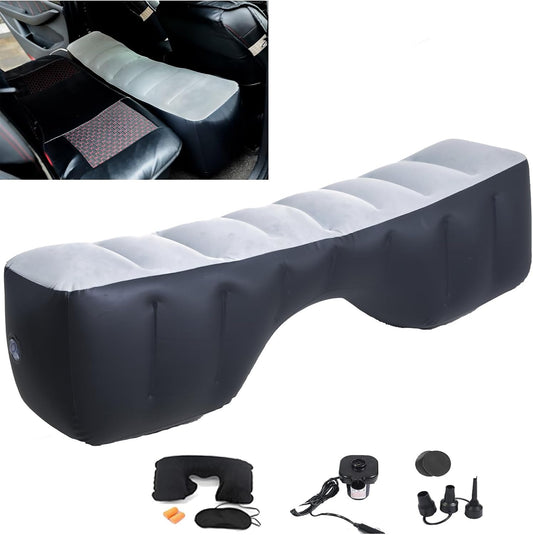 Onirii Inflatable Car Air Travel Mattress Back Seat Gap Pad with Air Pump | 51.2"×10.6"×14.6"Portable Cushion Camping Sleeping Gap Pad Air Couch for Small Compact Car SUV