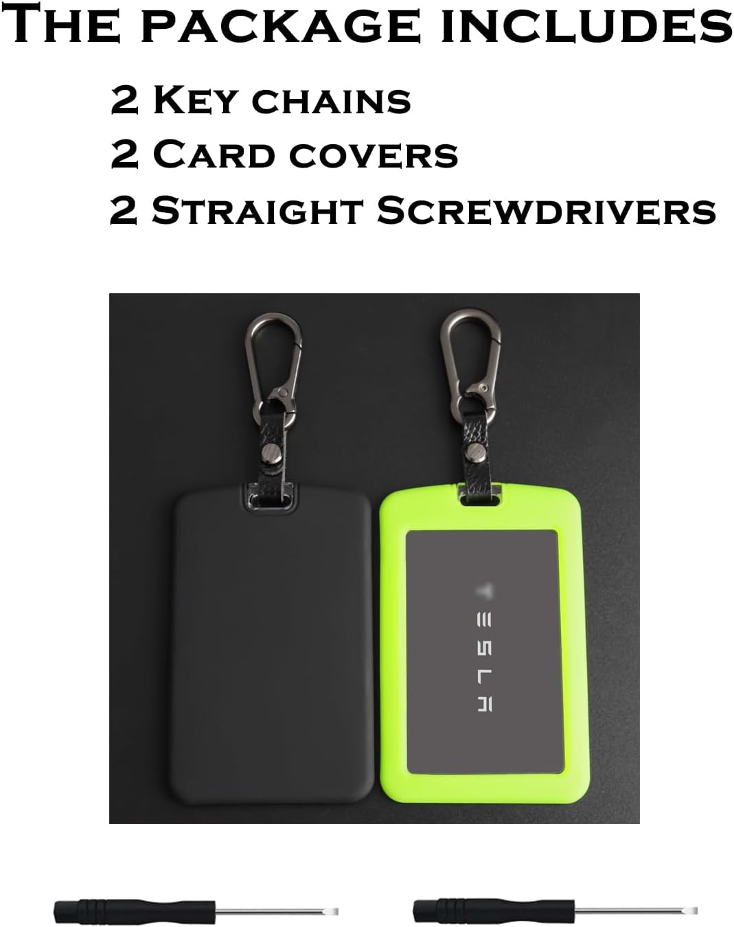 Key Card Holder Case for Tesla Model Y Model 3 Cybertruck and Rivian