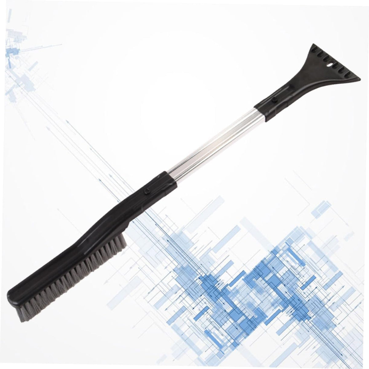 LIOOBO Car Snow Removal Tools Automotive Snow Brush Abs Brush Aluminum Handle Windshield Defroster