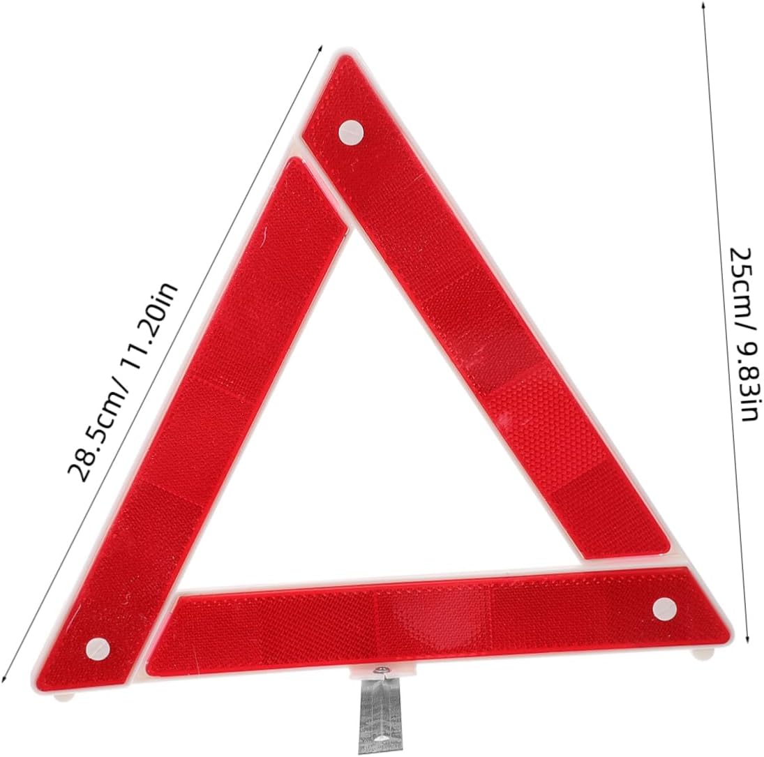 Folding Reflective Warning Triangle for Driver Vehicle Emergency Use