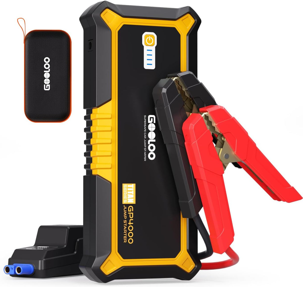 GOOLOO GP4000 Jump Starter - 4000A 12V Car Battery Jumper Starter Portable