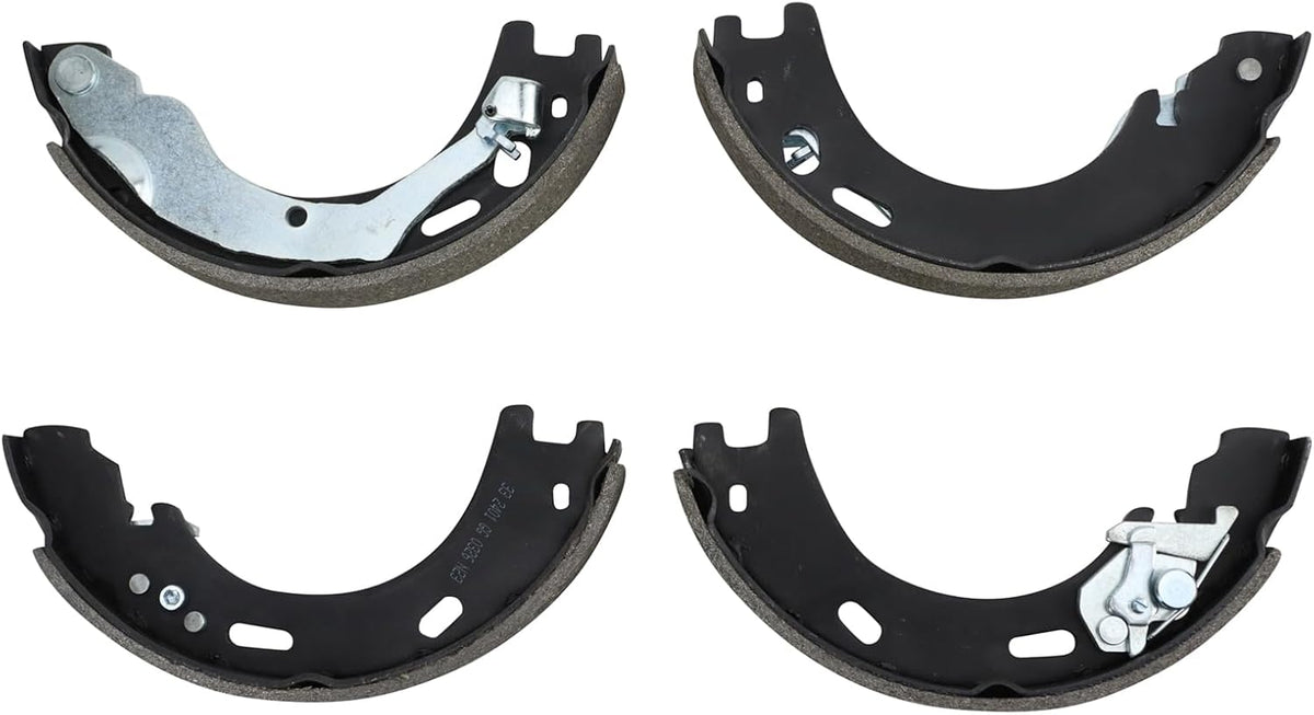 TRQ Rear Parking Brake Shoe Set