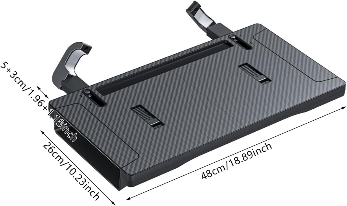 2-in-1Car Steering Wheel Desk Multifunctional Tray Seat Gap Portable Tablet