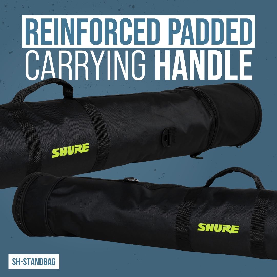 Shure by Gator Padded Carrying Bag that Holds Up to 2 Wireless Mic Systems; (SH-WRLSSCARRYBAG-2)