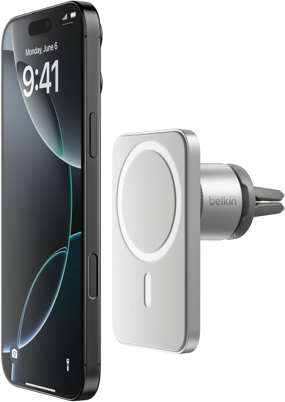 Belkin Magnetic Vent Mount Pro, MagSafe-Compatible Phone Holder for iPhone
