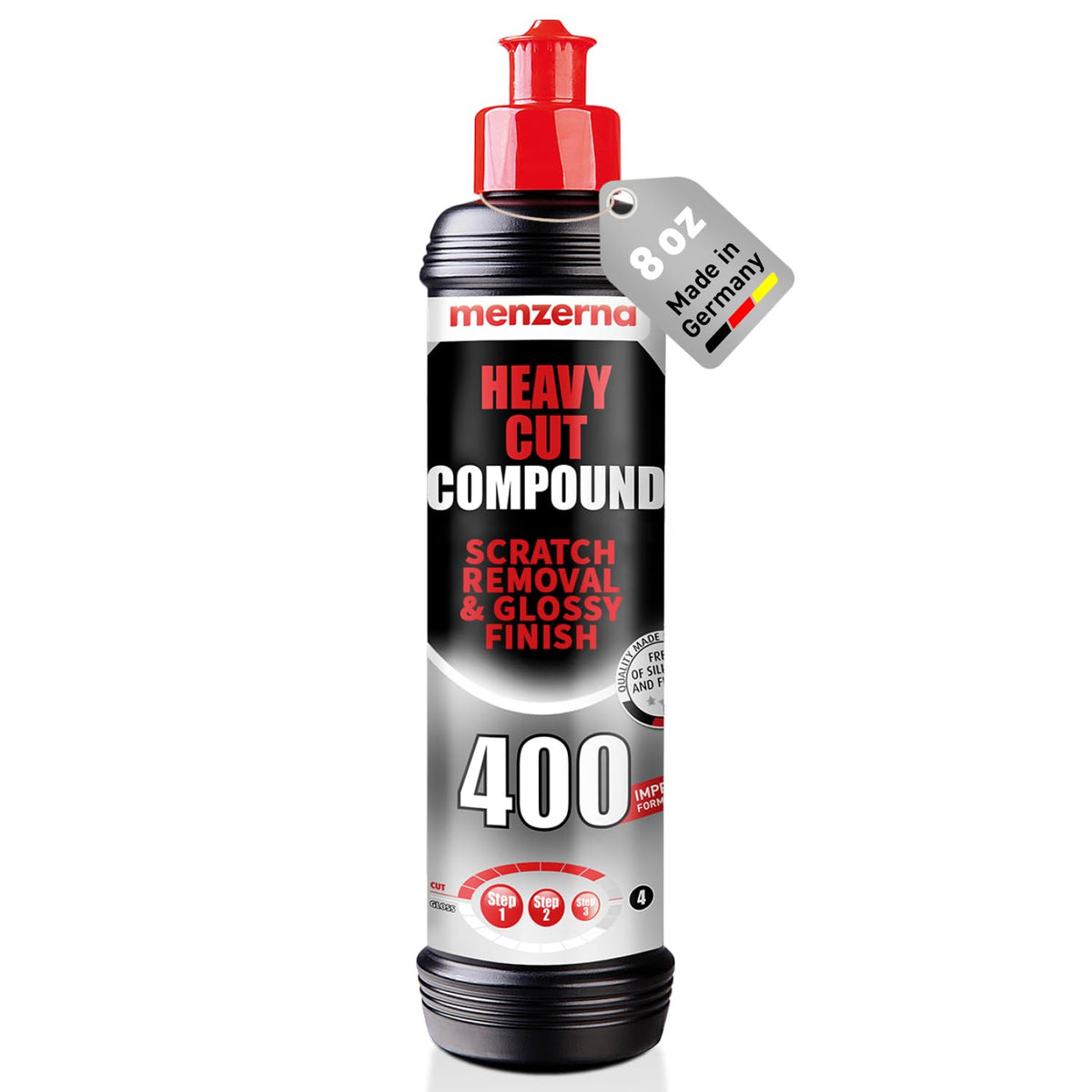 menzerna Heavy Cut Compound 400 Car Polish I Scratch Repair I 8 oz