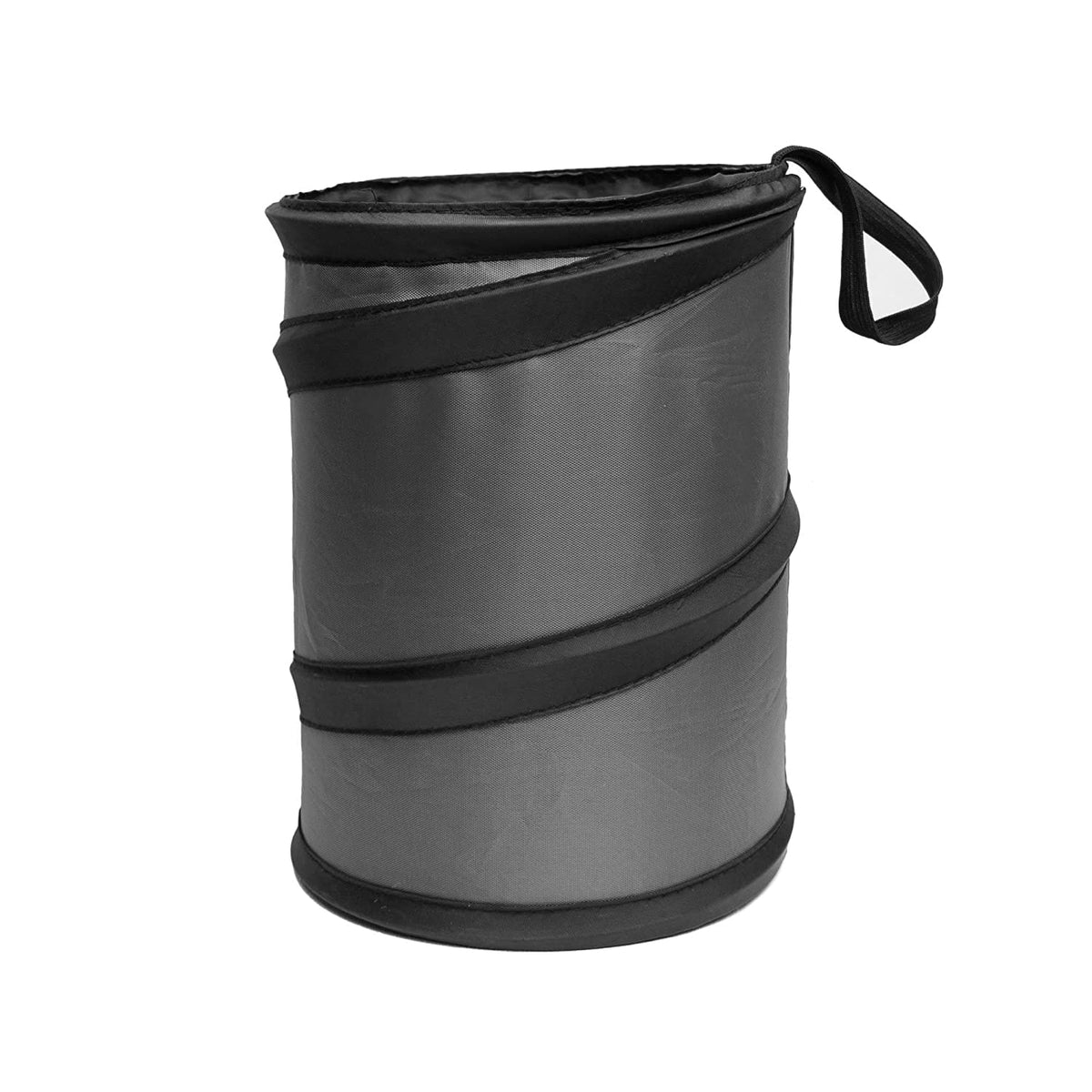 FH Group Automotive Waterproof Portable Collapsible Large Can Garbage Container fits Most Cars,Polyethylene, SUVs, and Trucks Beige Trash