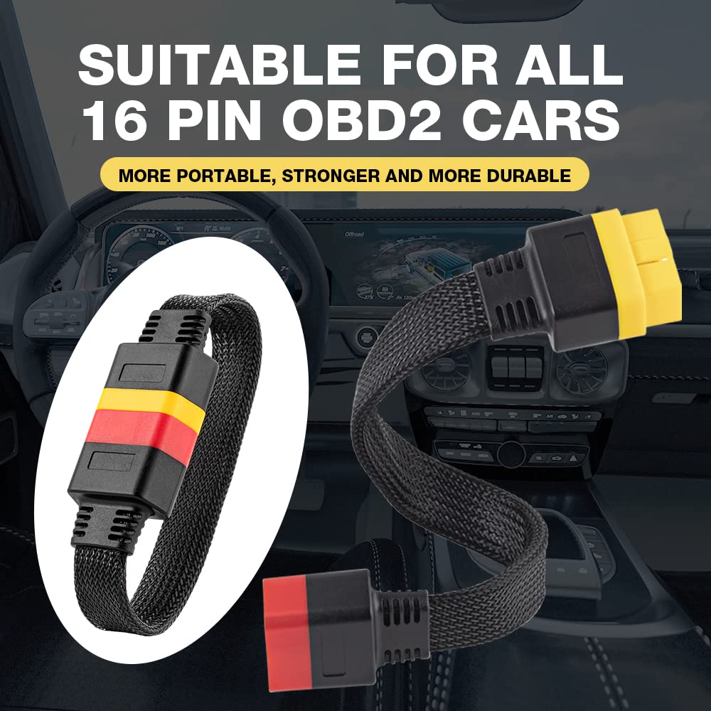LAUNCH OBD2 Extension Cable Full 16Pin Male to Female 36CM/1.2FT