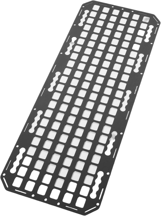 Zerodis Truck Bed Molle Panel Cargo Racks Organizer with Touch Fastener Straps Efficient Storage Solution for SUVs and Trucks Truck Bed Molle Panel Aluminum Modular Other Vehicles