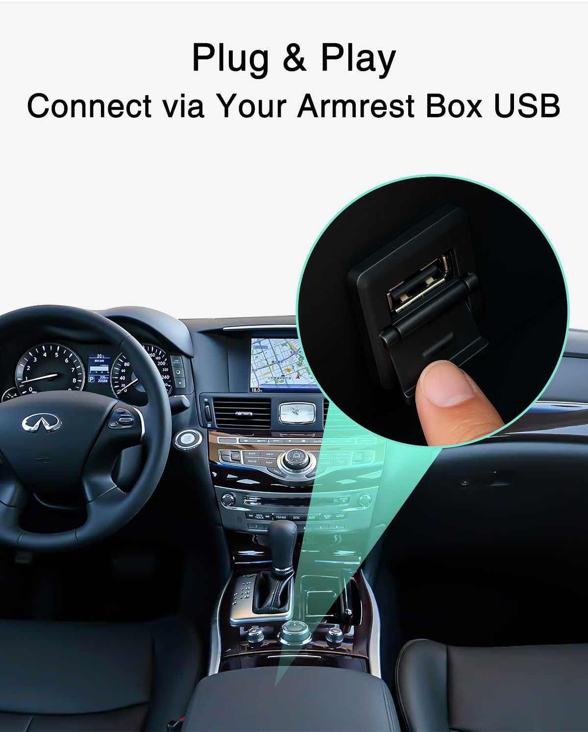 USB Bluetooth Adapter for Infiniti/Nissan,Bluetooth Audio Receiver