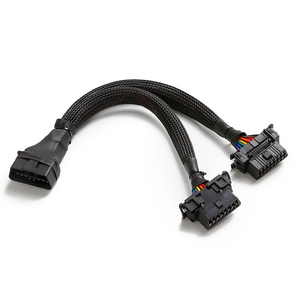 bbfly-B6 OBD2 Splitter OBDII Extension Cable Adapter (1FT/30CM) (1Pack)