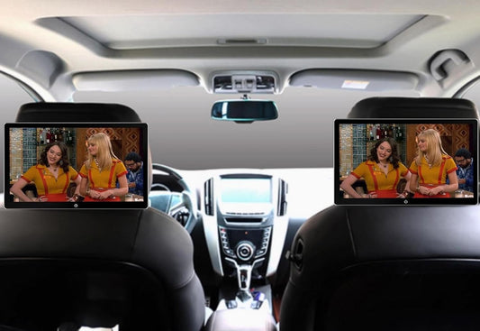 10.1 Inch 4K Android 13 Car TV Headrest Monitor for Cars Back seat,Support Phone Wireless Mirror Link Touch Screen,HDMI Input,USB/SD Card Tablet Portable Multi-Media Video Player,WiFi,2+32G