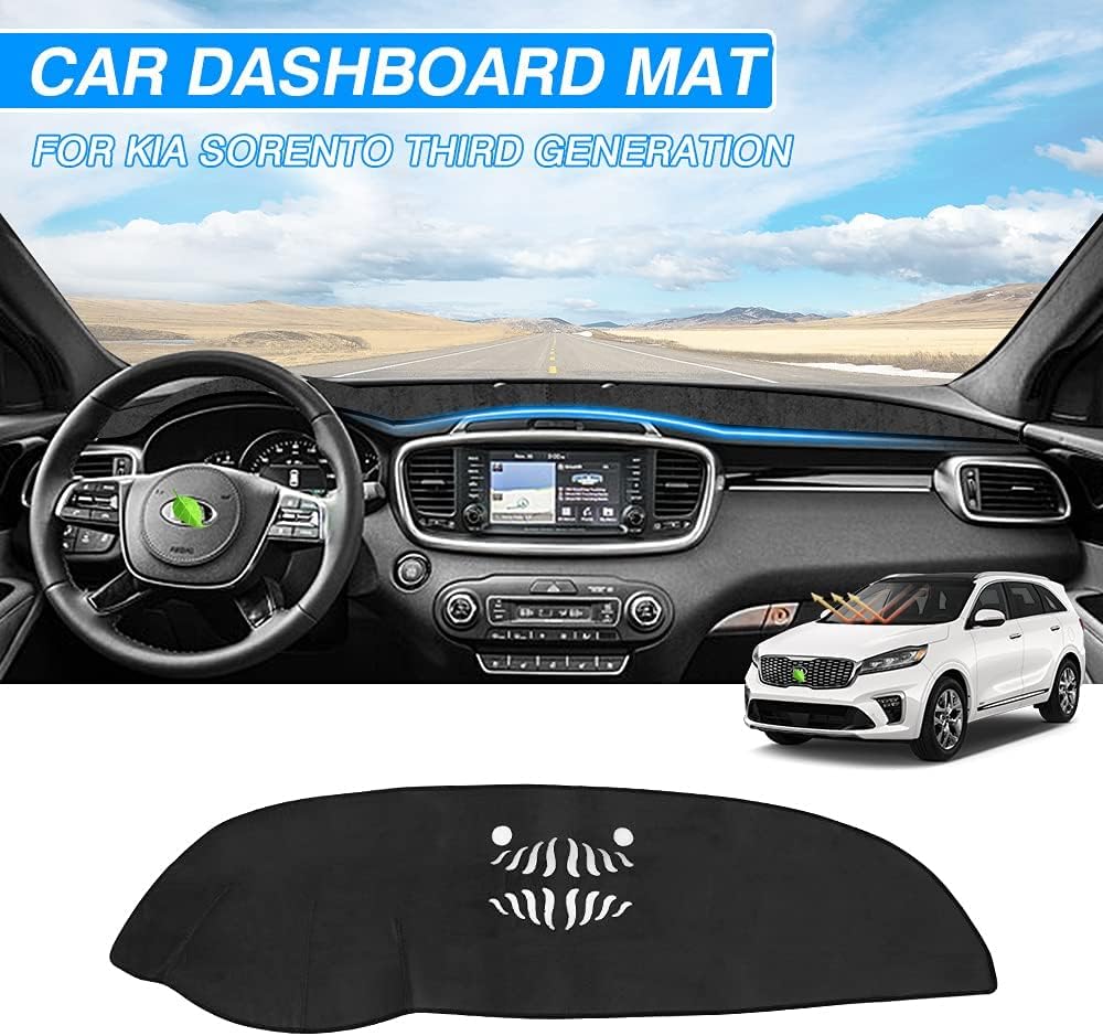 Cartist Dash Cover for Kia Sorento 2016-2020 Dashboard Cover Mat