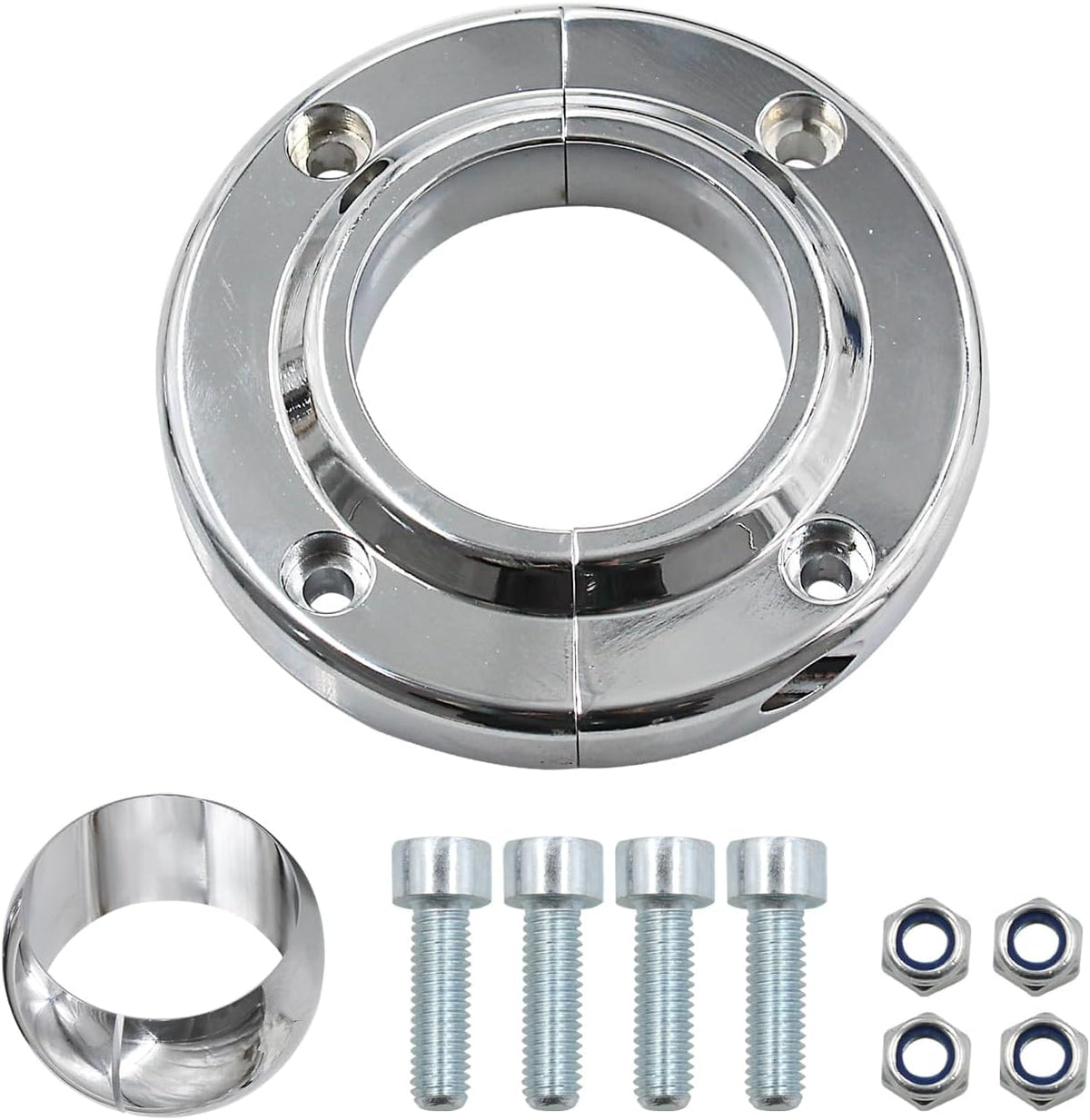 Steering Column Floor Mount 2 Inch Billet Aluminum SBC BBC 350