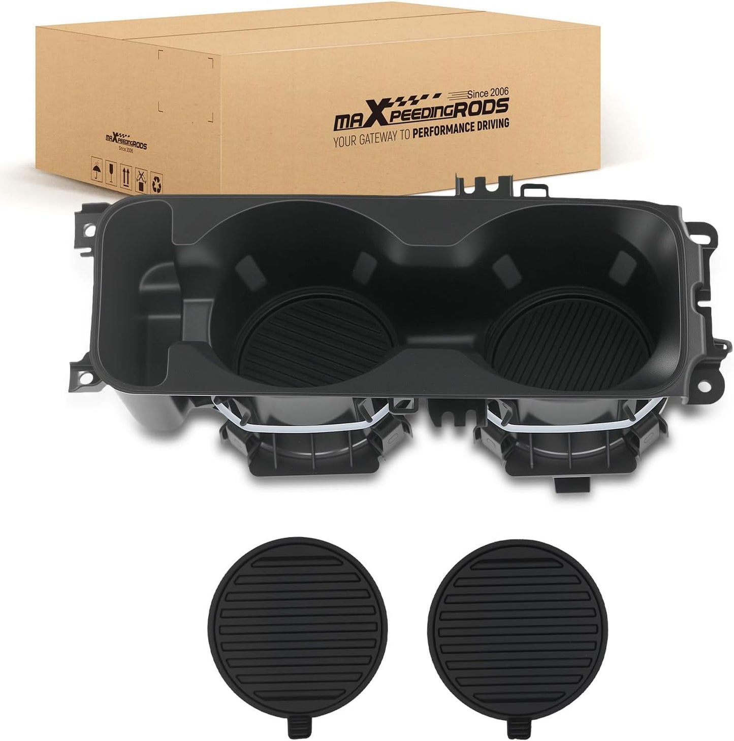 maXpeedingrods Center Console Cup Holder LB5Z7813562AB Fits for Ford Explorer 2020-2025 (without Wireless Charging) # LB5Z-7813562-AB
