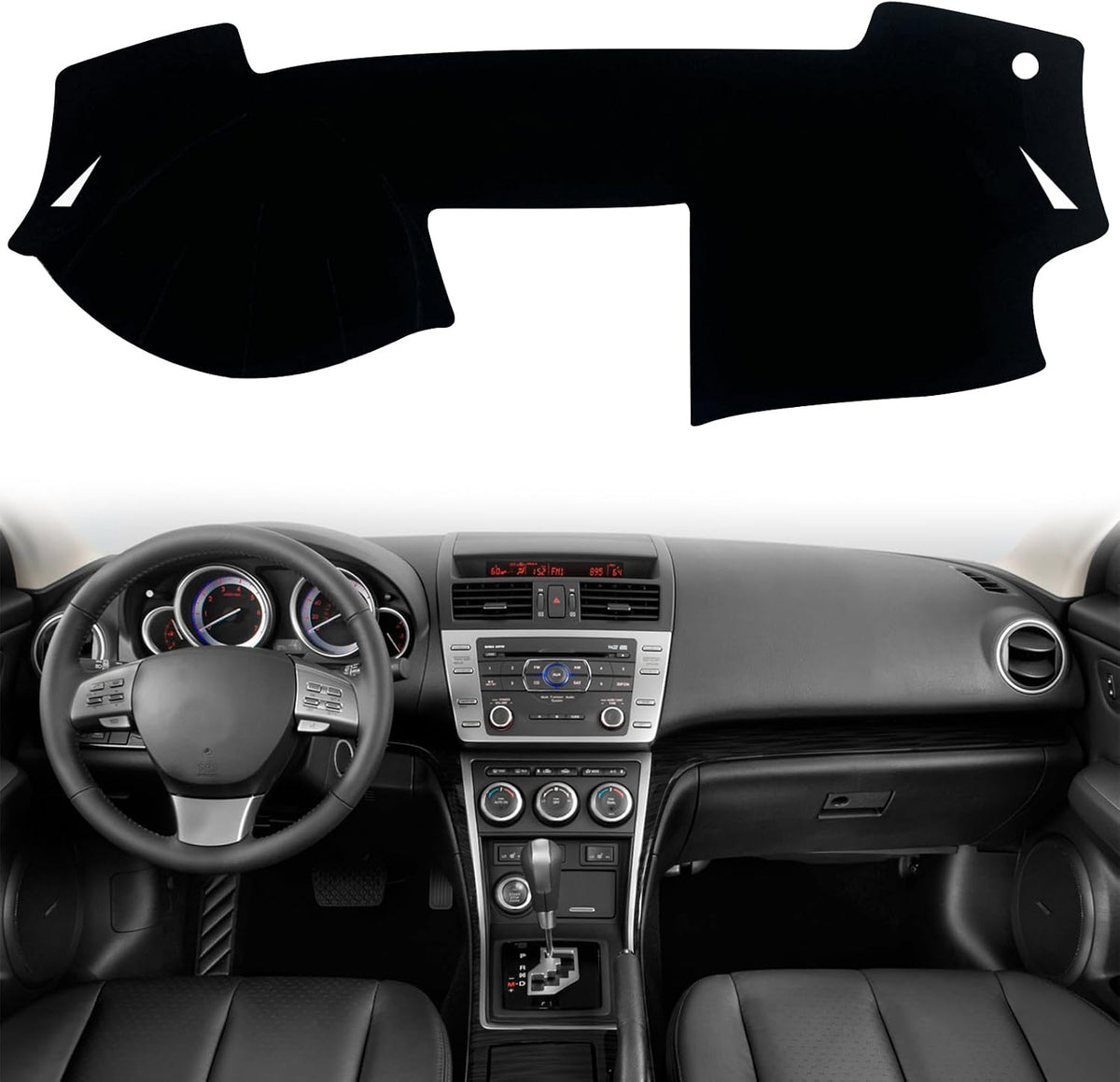 Dashboard Cover fit for Mazda 6 2009 2010 2011 2012 2013 Dash Cover Nonslip Dash Mat Pad Protector Interior Accessories