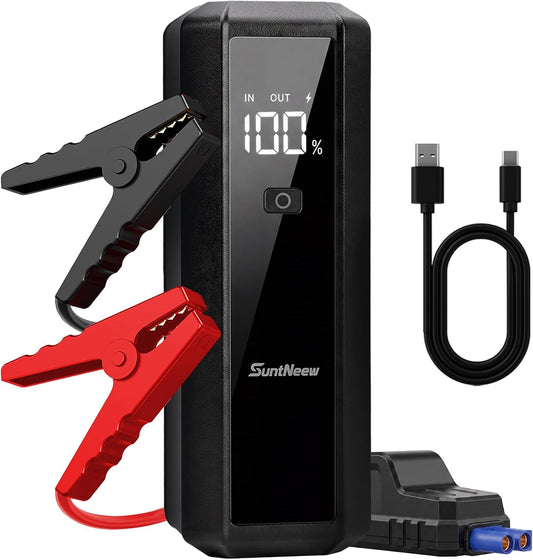 1500A Jump Starter 8000mAh 12V Battery Booster for Gas Diesel