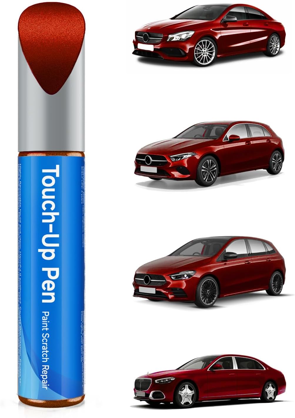040/9040 Black/Jet Black Touch Up Paint Compatible With Mercedes-Benz Exact Match Car Paint Pen Scratch Repair