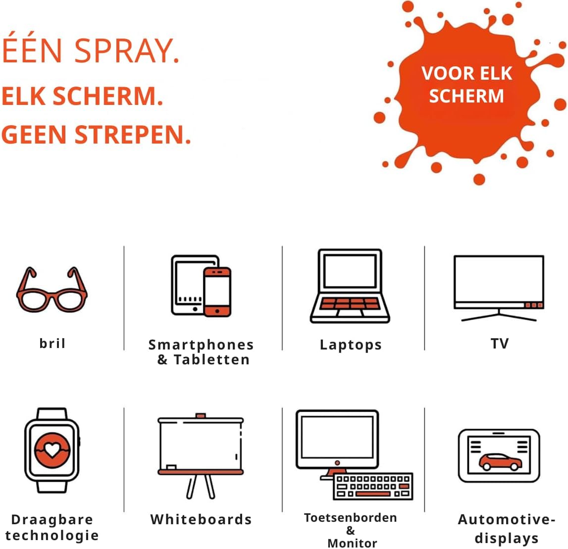 WHOOSH! Screen Shine 100 Count Touch Screen Cleaner Wipes for Car, OLED, TV, Eyeglasses, Laptop – Lint-Free, Non-Abrasive Wipes – Streak-Free Finish – Non-Toxic & Odorless – Microfiber Cloth Included