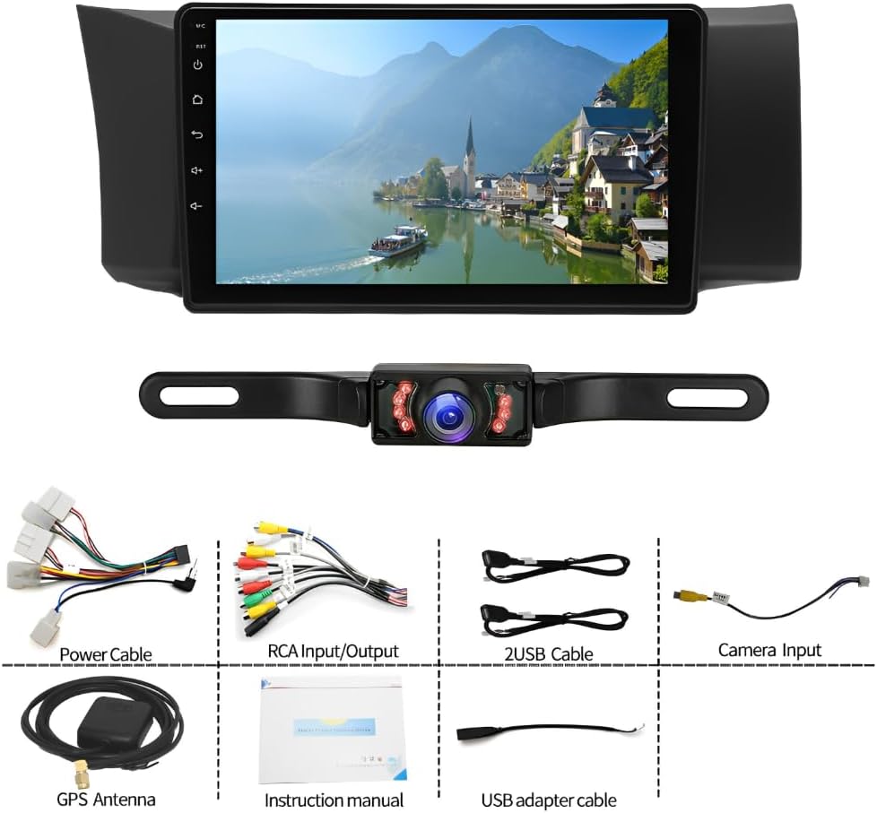 Android 12 Car Stereo Radio Compaible for Subaru BRZ Scion FRS for Toyota GT86 2012-2016, 9inch IPS Thouch Screen Car Radio with Bluetooth GPS WiFi FM/RDS SWC Backup Camera Mic - 2+32GB